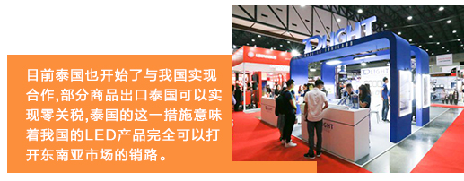 目前泰國也開始了與我國實(shí)現(xiàn)合作,部分商品出口泰國可以實(shí)現(xiàn)零關(guān)稅,泰國的這一措施意味著我國的LED產(chǎn)品完全可以打開東南亞市場的銷路。